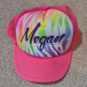 Custom Snap Back Hat "Megan"